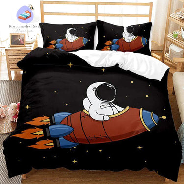 Housse de Couette Astronaute Ovni